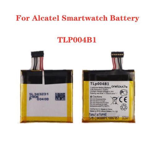Alcatel TLP004B1 스마트 워치 교체 용 배터리 용 고품질 400mAh tlp4b1 배터리