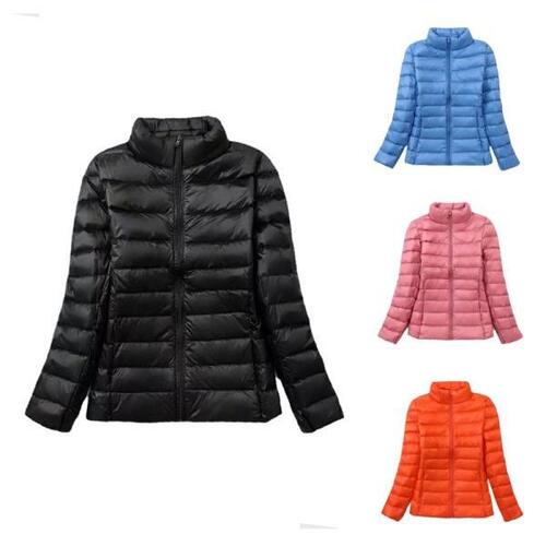 LNGXO-패커블 다운 재킷 여자 초경량 캠핑 하이킹 트레킹 방수코트, 아웃도어 방풍 따뜻한 패딩