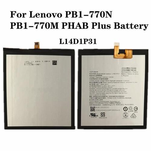 Lenovo태블릿 배터리 L14D1P31 3500mAh Lenovo PHAB Plus 탭 폰 배터리 고품질 태블릿 배터리
