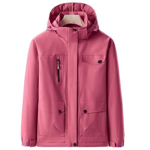 하이킹 캠핑 윈드 브레이커 다운 재킷 두꺼운 통기성 방수 따뜻한 내마 모성 방풍 자켓 여자 스포츠 코트 5XL