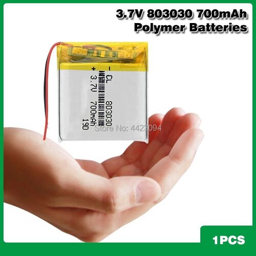 리튬 이온 폴리머 배터리 교체 셀 803030 700MAH 장난감 GPS MP3 MP4 PDA 37V