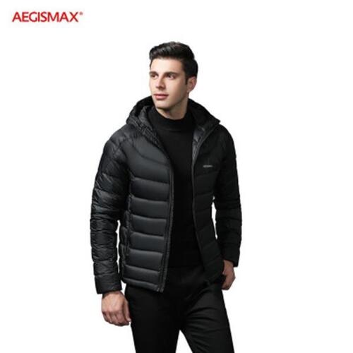 AEGISMAX-95% 거위 다운 코트 따뜻한 초경량 오토바이 자켓, 고품질 방풍 얇은 방수
