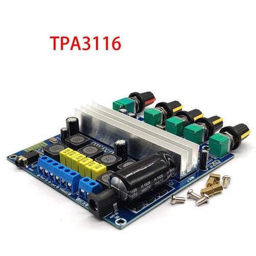 50W x 2  100W TPA3116 블루투스 5.0 디지털 파워 앰프 보드 모듈 2.1 서브 우퍼 고전력 TPA3116D2 또는 TPA3116d2DADR