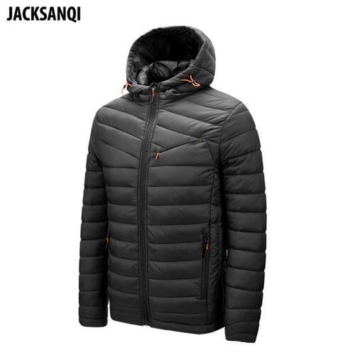 JACKSANQI-남자울트라 라이트 다운 하이킹 후드 두꺼운 재킷, 아웃도어 스포츠 캠핑 트레킹 낚시 양털 코트 RA421