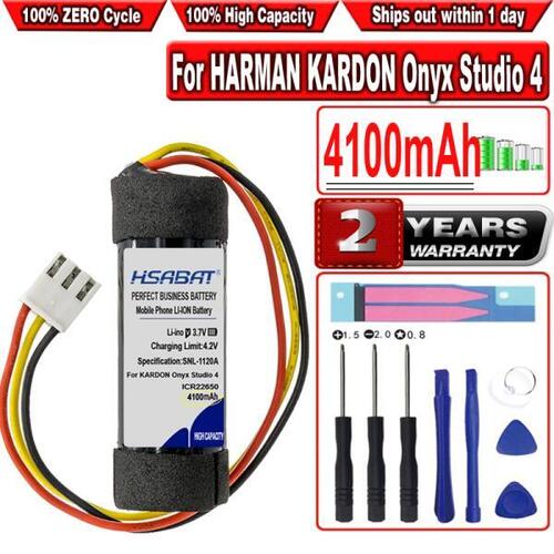 HARMAN Onyx Studio 4 용 4100mah 배터리 ICR22650 스피커