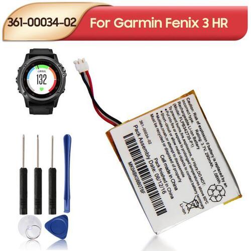Garmin Fenix 3 HR GPS 스포츠 시계 호환 오리지날 교체 배터리 3610003402