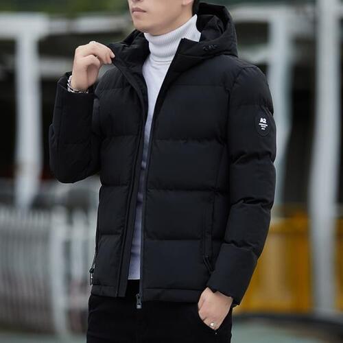 HEDUO 남성면 코트 다운 재킷 후드 새 청소년 조수 플러스 두꺼운패딩 옷 아시아 크기