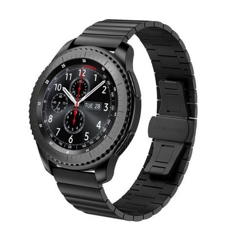 밴드 호환 갤럭시 46mm Smartwatch 스테인레스 스틸 메탈 링크 팔찌 삼성 기어 S3 프론티어 클래식