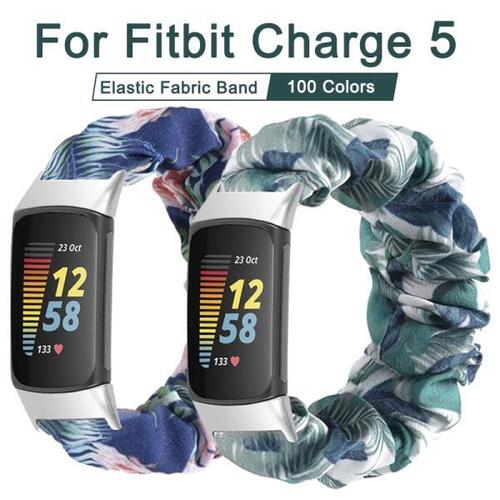 Fitbit Charge 5 용 시계 스트랩 충전 5 용 스마트 워치 스포츠 손목 팔찌 밴드 Essidi 신축성 밴드 패브릭 Correa 100 색