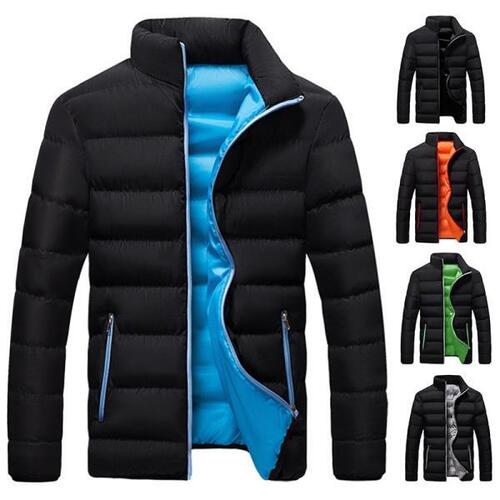 용따뜻하고 두꺼운 남성 파카 재킷, 캐주얼 아웃웨어 코트, 바람막이 코튼 패딩 다운