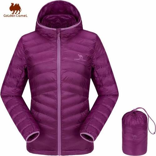 Golden Camel-후드 다운 재킷 여자, 경량 포장 가능 정전기 방지 따뜻한 푸퍼 절연코트 2022