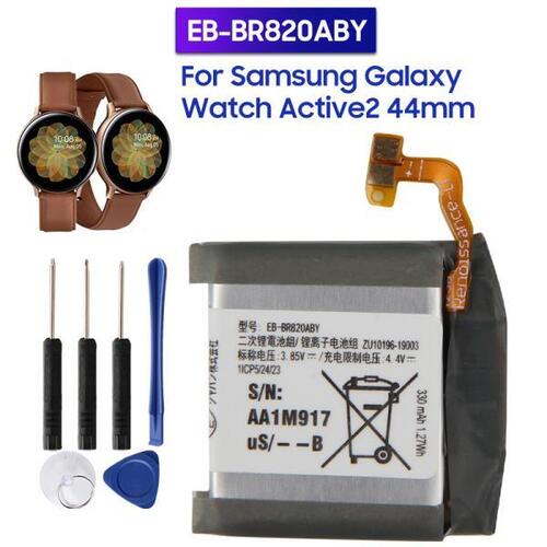 오리지날 교체 배터리 EBBR820ABY 삼성 갤럭시 시계 Active2 액티브 2 SMR825 44mm 정품 배터리 340mAh