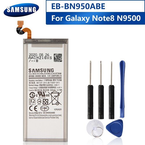 오리지날 EBBN950ABE 삼성 갤럭시 노트 8 N9500 N9508 N950F 프로젝트 바이칼 EBBN950ABA 전화 배터리 3300MAH