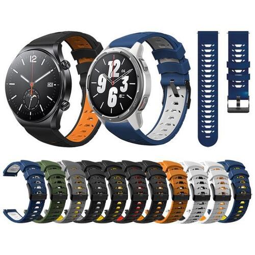 손목 밴드 샤오미 Mi Watch S1 액티브/컬러 2 Smartwatch 스트랩 스포츠 실리콘 밴드 시계 밴드 교체 액세서리