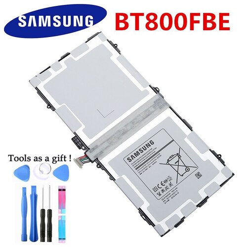 삼성 태블릿 배터리 EB-BT800FBE 갤럭시 탭 S 10.5 T800 T801 T805 7900MAH 정품 교체  도구