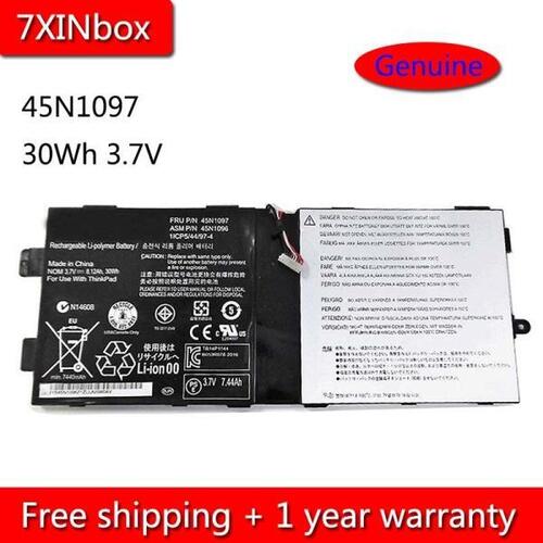 7XINbox 30Wh 3.7V 레노보 씽크패드 태블릿 2 용 정품 45N1097 45N1096 노트북 배터리 1ICP5/44/974 시리즈 8120mAh 배터리