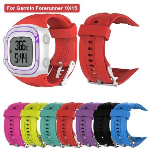 Original Silicone  Band for Garmin Forerunner 10 15 GPS Sports Watch Soft Silicone Small Large Strap