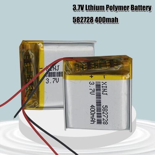 3.7V 400mAh 582728 리튬 폴리머 리튬블루투스 스피커 PDA 노트북 GPS 용 Po 리튬 이온 충전식 배터리 리포 셀
