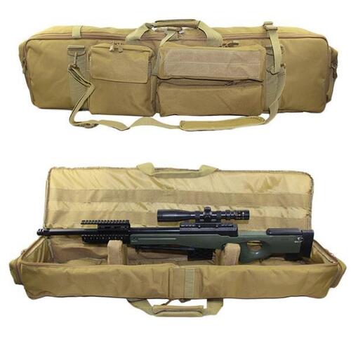 전술 밀리터리 24-9 총 가방 에어소프트 라이플 가방, 아웃도어 사냥 슈팅 총 운반 보호 케이스, 어깨 끈 포함
