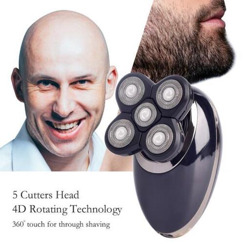 3In1 직업적인 전기 면도기 USB 재충전 용 빨 수있는 남자 5 개의 떠있는 머리 면도기 머리 깎기 코 귀 머리 트리머