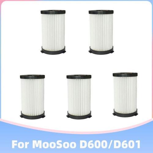 Moosooo D600 / D601 / iwoly V600  청소기 예비 부품 액세서리 용 교체 Hepa 필터 및 스폰지 키트