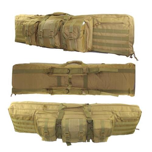 밀리터리 47 인치 더블 소총 가방 Airsoft 소총 슈팅 어깨 가방 총 캐리 보호 가방 케이스 사냥 액세서리