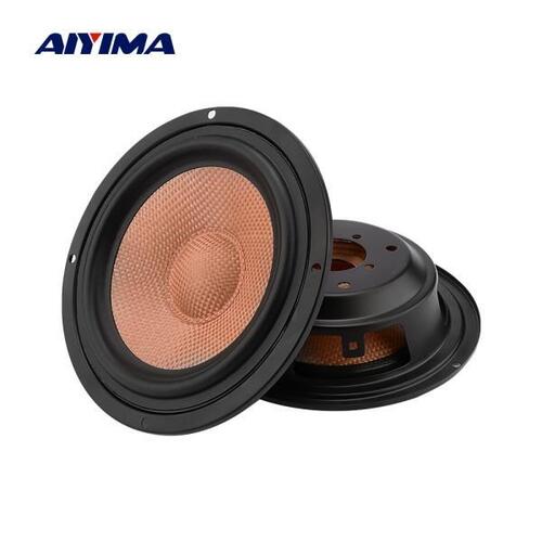 AIYIMA6.5 인치 스피커 우퍼 패시브 라디에이터베이스 라디에이터 파시보 DIY 스피커 수리 키트 액세서리 부품 사운드 시스템 2 개