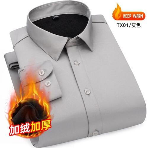 AOLIWEN2022Winter플란넬두꺼운 작업 ShirtsThick 따뜻한 남자 탄력M-4XLWinter 양털 캐주얼 셔츠