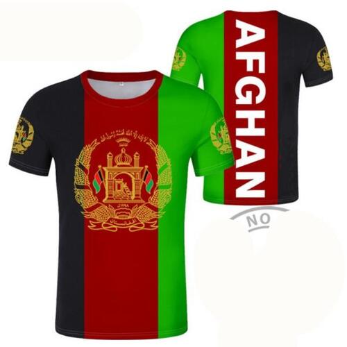 아프간 티셔츠주문제작 커스텀 이름 번호 Afg 슬램 아랍 페르시아 파시토 이슬람 프린팅 텍스트 사진 플래그 AF 옷