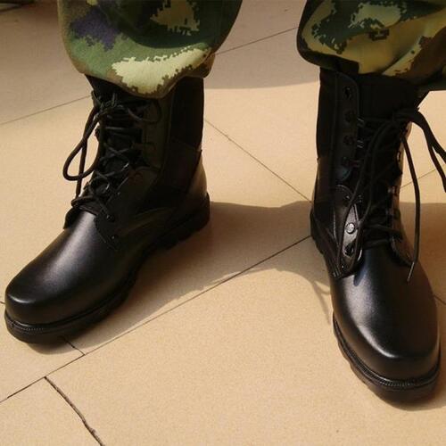 검정색 신발, 사이즈 10, 밀리터리 부츠, 스틸토 캡 방수 남성 작업 전술 밀리터리 전투