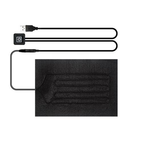 USB 자동차 좌석 히터 패드 3 기어 온도 조절 전기 난방 시트 온열 조끼 재킷 P7M6, 워머