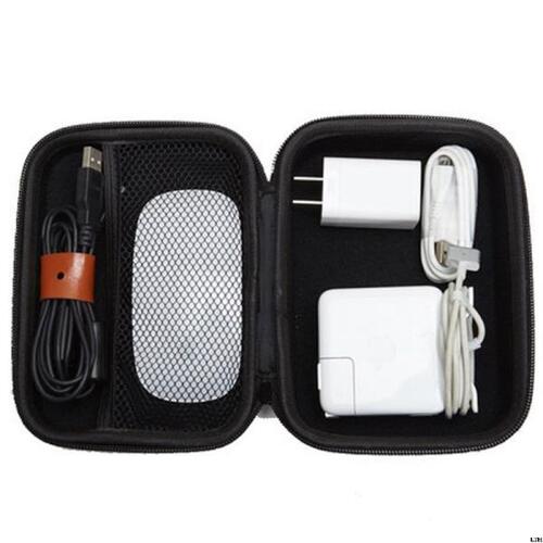 EVA 하드 케이스 여행용 휴대용 애플 펜슬 매직 마우스 전원 어댑터, 마그네틱 충전 운반
