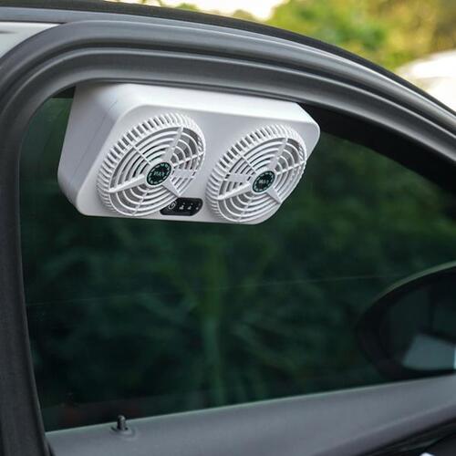 USB Car Cooler Window Radiator Exhaust Fan Auto Air Vent Ventilation System for Accessories