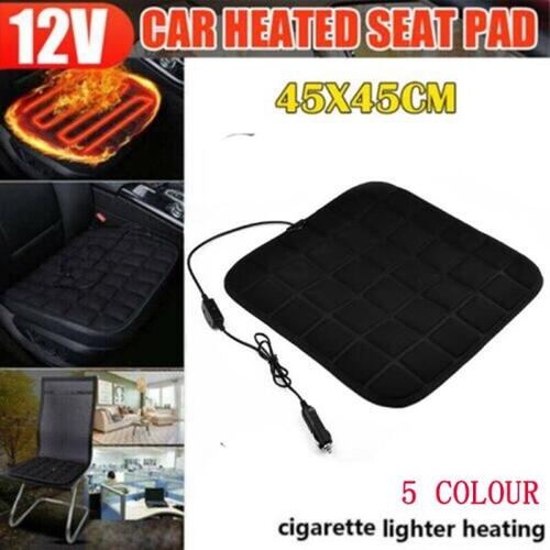 자동차 난방 쿠션, 5 가지 색상 조절 가능, 편한 좌석 워머, USB 시거잭 포함, 고속 전기 따뜻한