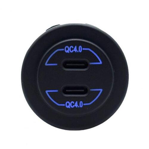 강력한 USB 자동차 충전기 미니 소켓 듀얼 QC4.0 고효율 전화