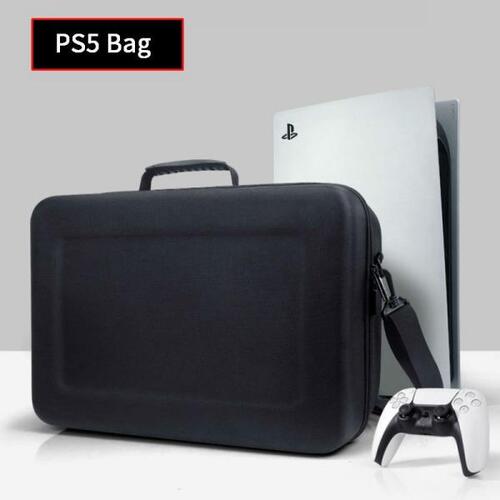 PS5 여행용 스토리지 가방 하드 쉘 보호 방수 슈트, 소니 플레이스테이션 5 디스크/디지털 콘솔 운반 케이스