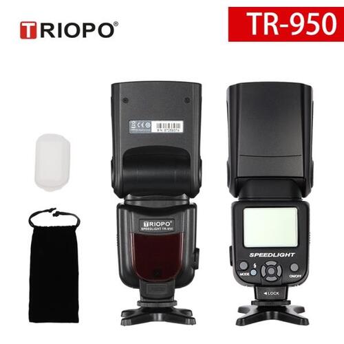 Tripo TR-950 플래시 라이트 스피드 라이트  Fujifilm Olympus nikon d3400 Canon 650D 550D 450D 1100D 60D 7D 6D 카메라