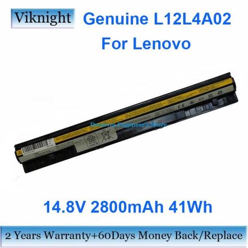 정품 L12L4A02 Lenovo G510S G500 G400 L12L4E01 L12M4A02 L12M4E01 4INR19/66 노트북 배터리 14.8V 2800mAh 41Wh