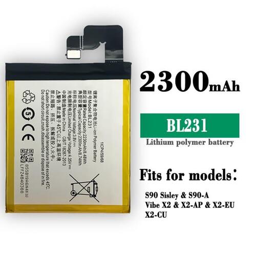 100% Orginal High Quality Replacement Battery For Lenovo S90t S90E S90U S90-T Vibe X2 X2-TO  BL231 M