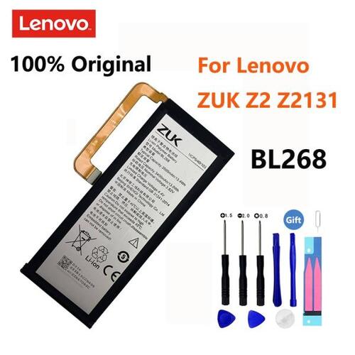 Lenovo-ZUK Z2 Z2131 100% mAh BL268 핸드폰 배터리,  3500 새 교체용 배터리