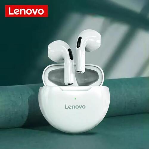 Lenovo- HT38 블루투스 5.0 TWS 이어폰, 무선 헤드폰, 방수, 스포츠 헤드셋, 마이크가 있는 소음 감소 이어 버드