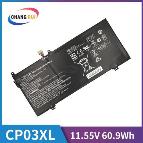 Croc-CP03XL 노트북 배터리, 60Wh, HP Spectre 13-AE X360 929072-855 CP03060XL 용 배터리