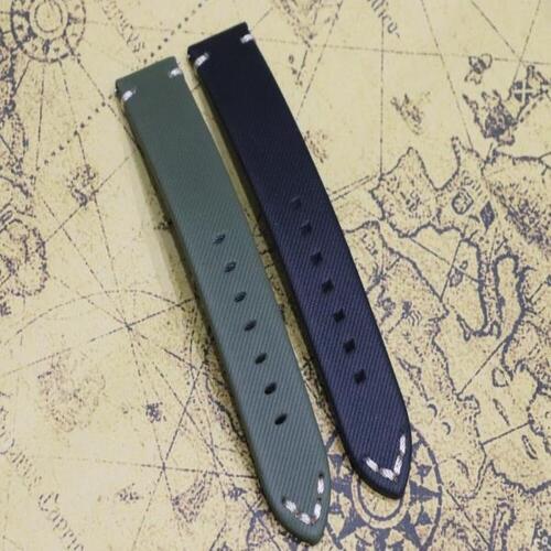 Handmade Watch Bands Real Leather Strap Men Watchband 22mm 20mm high quality soft Wrist Watch Bracel