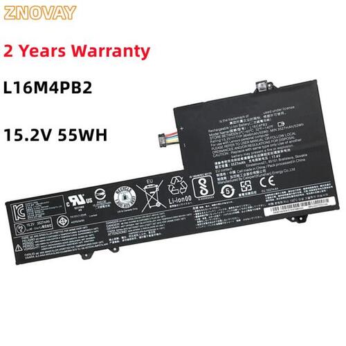 ZNOVAY- 노트북 배터리 L16C4PB2 L16L4PB2 L16M4PB2, 레노버 아이디어패드 720s-14IKB 시리즈 15.2V 55Wh