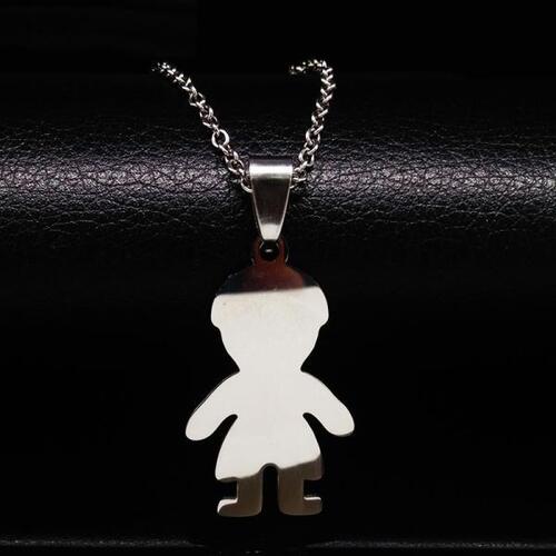 Fashion Boy Stainless Steel Necklace Jewelry Women Gift Cute Boys Necklaces amp pendants Necklace Je