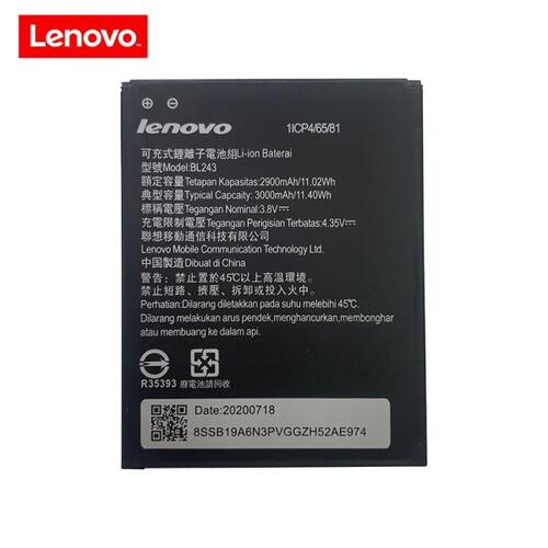 100% Original BL243 Mobile Phone Battery For Lenovo K3 Note K50-T5 A7000 A5500 A5600 A7600 BL-243 BL