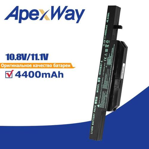 Apexway w650bat 6 Hasee K610C K650D K570N K710C K590C K750D 시리즈 Clevo W650S W650BAT-6