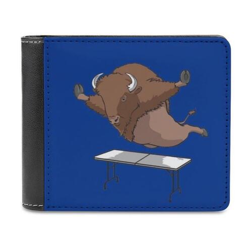 마피아 Superfan 테이블 다이빙 디자인 맞댄싱형 지갑 남성 고품질 Pu 가죽 지갑, 럭셔리 남성 선물 지폐