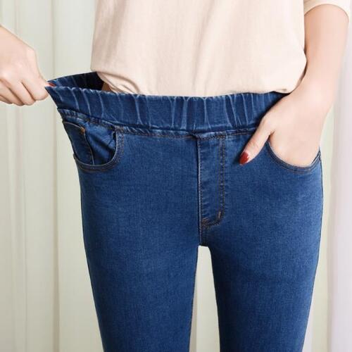 Women High Waist Skinny Jeans Elastic 2023 Spring Autumn Fashion 스트릿 Slim Fit Stretch Ladies Casual