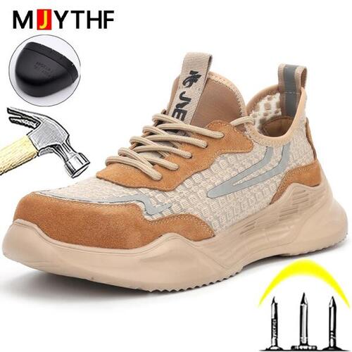MJYTHF MJYTHF-경량신발, 작업 부츠, 스틸토 신발, 보호 부츠, 산업용 신발, 펑크 방지 튼튼한 신발